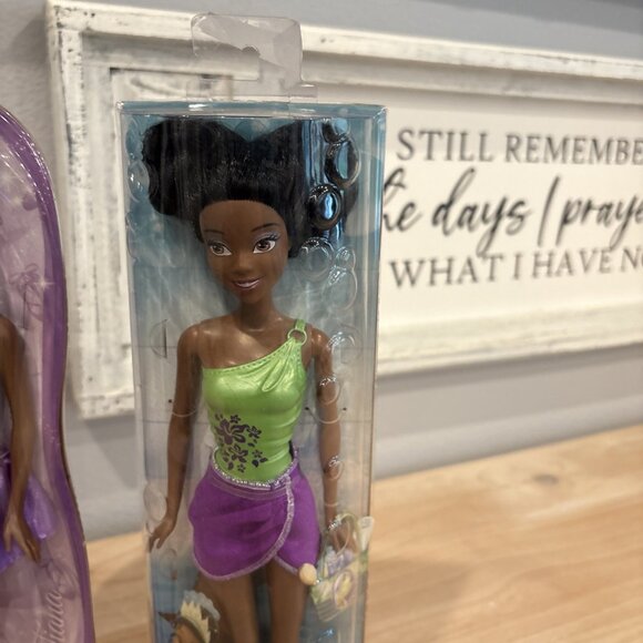 NEW in BOX Water & Ballerina Disney Mattel Fashion Girls Toy Doll Princess Tiana - Picture 6 of 9